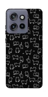 Чохол на Motorola Edge 50 Neo Black Cats фото 1 Чохол на Motorola Edge 50 Neo Black Cats фото 1 з 1