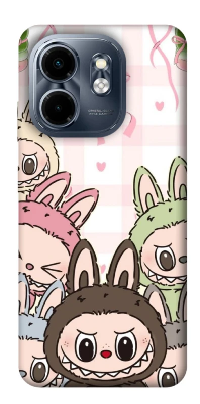 Чохол на Infinix Smart 9 4G / Hot 50i All Labubu 2 фото 1 з 1