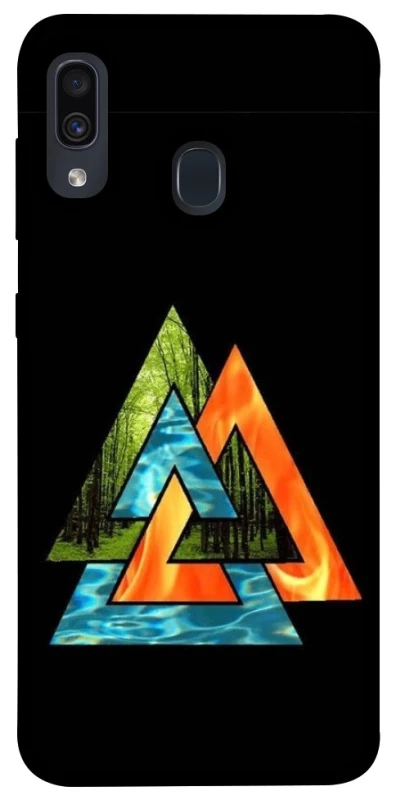 Чехол на Samsung Galaxy A20 / A30 Валькнут v4 фото 1 из 1