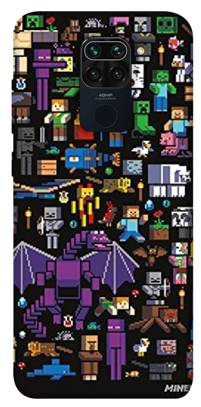 Чохол на Xiaomi Redmi Note 9 / Redmi 10X Minecraft v5 фото 1 з 1