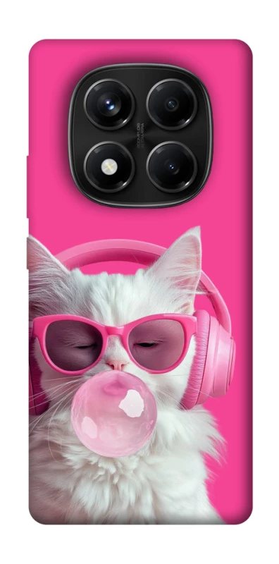 Чехол на Xiaomi Redmi Note 14 Pro 4G Pink kitty фото 1 из 1