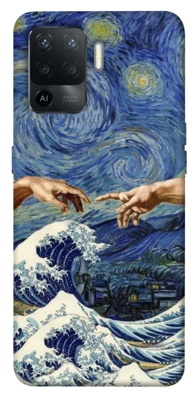 Чохол на Oppo Reno 5 Lite Art collage ver.7 фото 1 з 1