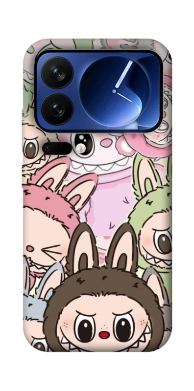 Чохол на Xiaomi Poco F7 Ultra All Labubu 3 фото 1 з 1