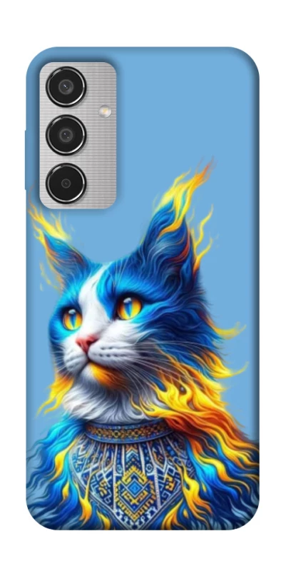 Чохол на Samsung Galaxy M35 Кіт патріот фото 1 з 1