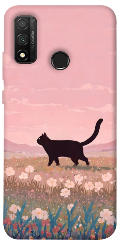 Чохол на Huawei P Smart (2020) cat on a field фото 1 з 1