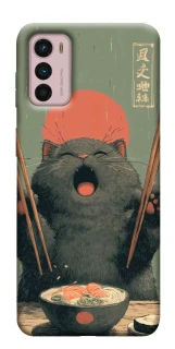 Чехол на Motorola Moto G42 Hungry Cat фото 1 из 1