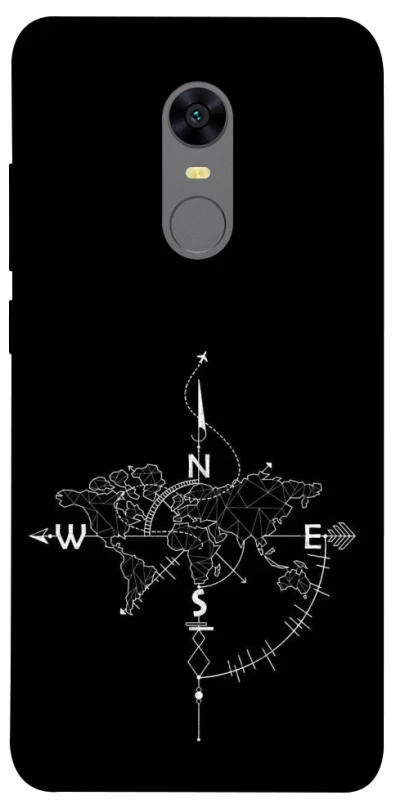 Чехол на Xiaomi Redmi 5 Plus / Redmi Note 5 (Single Camera) Travel Map фото 1 из 1