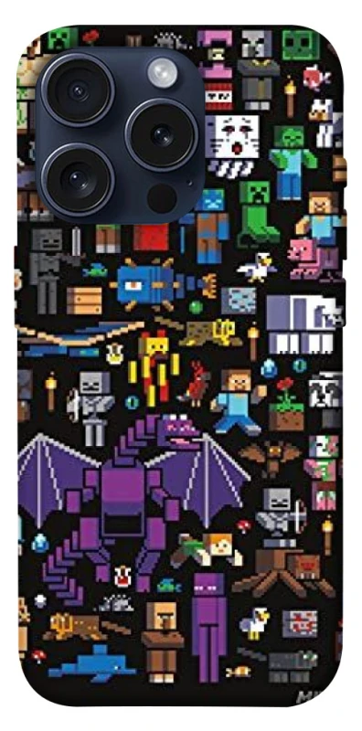 Чохол на Apple iPhone 15 Pro (6.1") Minecraft v5 фото 1 з 1