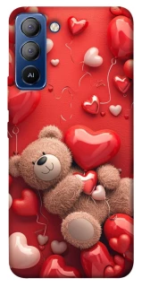 Чехол на TECNO Pop 5 LTE bear in hearts фото 1 из 1