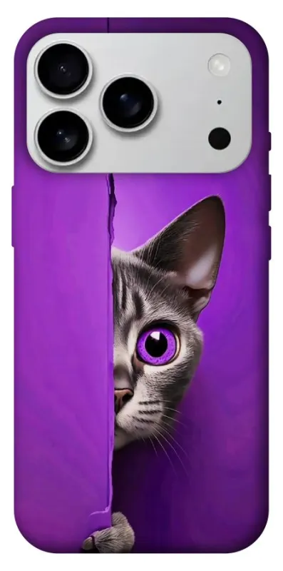 Чохол на Apple iPhone 18 Pro Max Кіт-підглядач фото 1 з 2