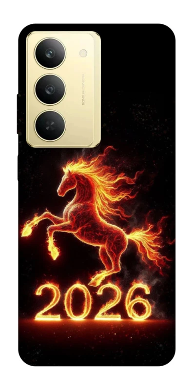 Чехол на Realme 14x Red Fire Horse ver.1 фото 1 из 1