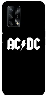 Чехол на Oppo A74 4G AC/DC logo фото 1 из 1