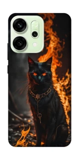 Чохол на Oppo Reno 14 Вогняний кіт фото 1 з 1