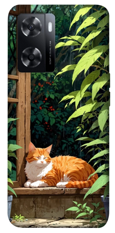 Чехол на Oppo A57s red cat фото 1 из 1