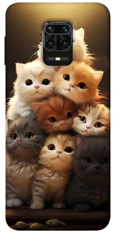 Чохол на Xiaomi Redmi Note 9s / Note 9 Pro / Note 9 Pro Max Чохол Kittie Love v2 фото 1 з 1