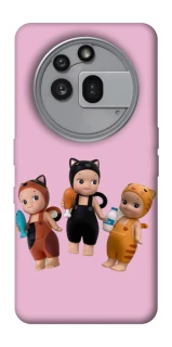 Чохол на Nothing Phone (3a) Pro Cat Cafe Trio фото 1 з 1