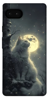 Чехол на Google Pixel 7a Кот под луной фото 1 из 1