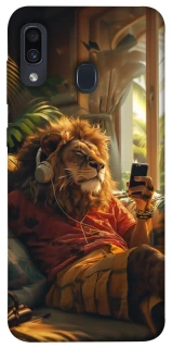 Чехол на Samsung Galaxy A20 / A30 Лев v2 фото 1 из 1