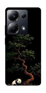 Чохол на Xiaomi Poco M6 Pro 4G Panda and tree фото 1 з 1