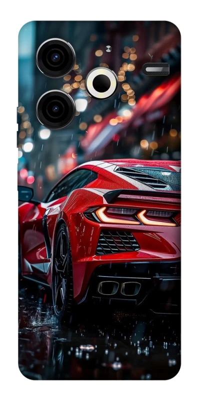 Чохол на TECNO Pova 6 Neo (LI6) Red sports car фото 1 з 1