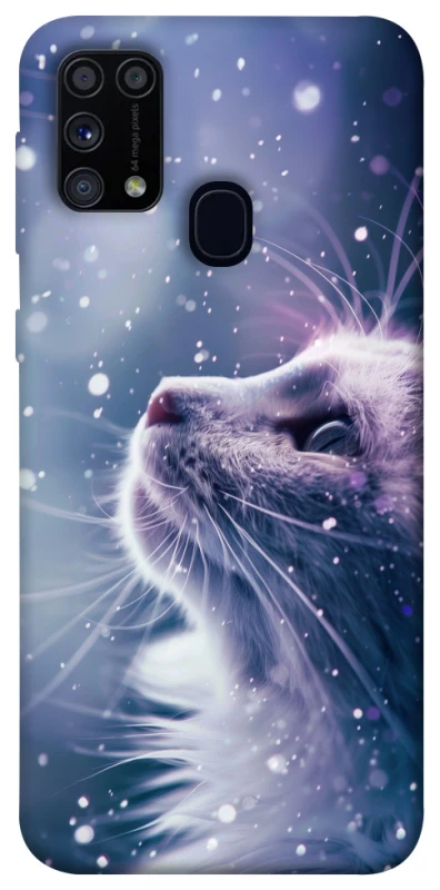 Чохол на Samsung Galaxy M31 Snow cat фото 1 з 1