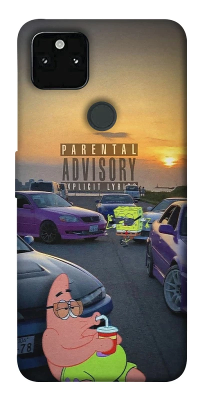 Чохол на Google Pixel 5A Патрік на перегонах фото 1 з 1