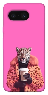 Чехол на Google Pixel 8 Леопард с кофе фото 1 из 1