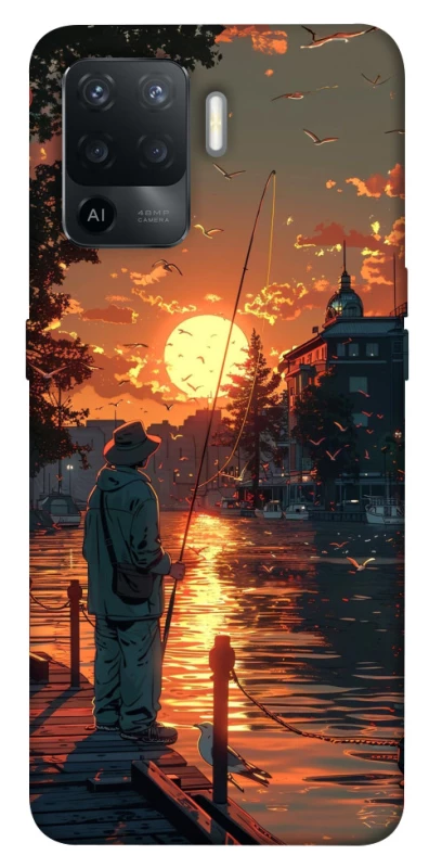 Чехол на Oppo Reno 5 Lite Fishing фото 1 из 1