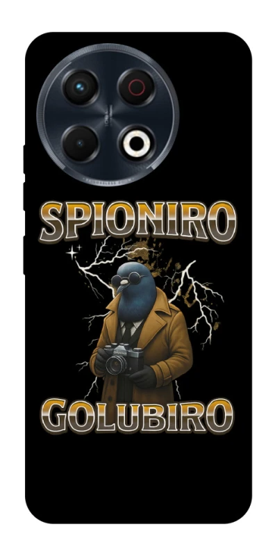 Чохол на TECNO Spark 30 Pro (KL7) Spioniro Golubiro фото 1 з 1