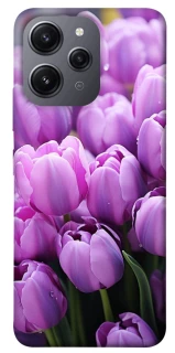 Чехол на Xiaomi Redmi 12 Фиолетовые тюльпаны фото 1 из 1