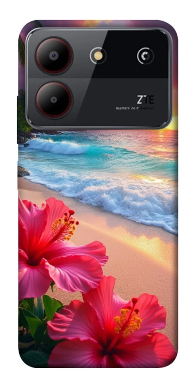 Чехол на ZTE Blade A54 4G Flowers v21 фото 1 из 1