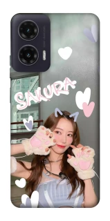 Чохол на Motorola Moto G35 Sakura - LE SSERAFIM фото 1 з 1