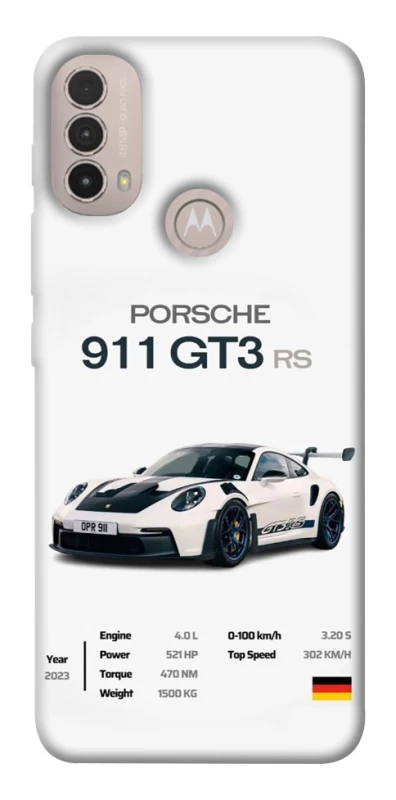 Чехол на Motorola Moto E40 Porsche 911 GT3 фото 1 из 1