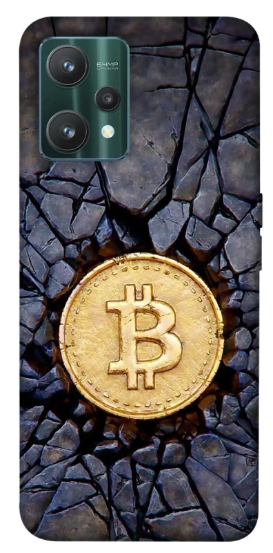 Чехол на Realme 9 Pro Bitcoin cracks фото 1 из 1
