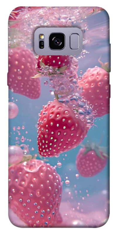 Чехол на Samsung G955 Galaxy S8 Plus Клубника в воде фото 1 из 1