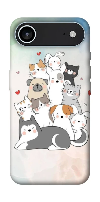 Чохол на Apple iPhone 17 Air (6.5") Funny Pets ver.2 фото 1 з 1