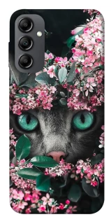 Чохол на Samsung Galaxy A14 4G/5G Кіт в квітах фото 1 з 1