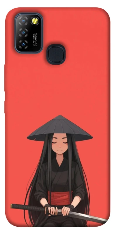 Чохол на Infinix Hot 10 Lite Red samurai фото 1 з 1