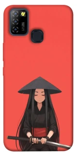 Чохол на Infinix Hot 10 Lite Red samurai фото 1 з 1