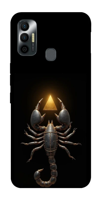 Чехол на TECNO Spark 7 Scorpio with Golden Triangle фото 1 из 1