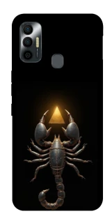 Чехол на TECNO Spark 7 Scorpio with Golden Triangle фото 1 из 1