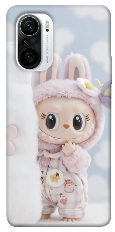Чехол на Xiaomi Redmi K40 / K40 Pro / K40 Pro+ / Poco F3 Labubu Happy фото 1 из 1