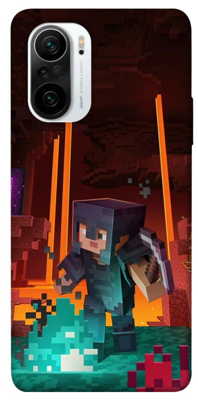 Чохол на Xiaomi Redmi K40 / K40 Pro / K40 Pro+ / Poco F3 Minecraft game adventure фото 1 з 1