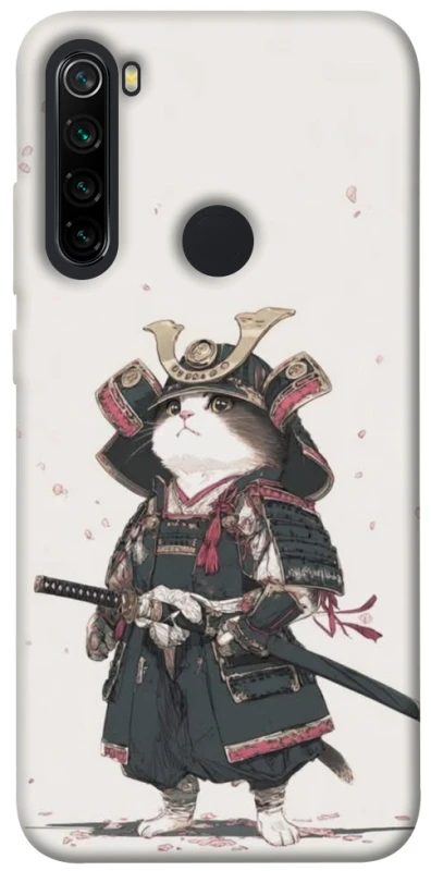 Чохол на Xiaomi Redmi Note 8 Samurai Cat Warrior фото 1 з 1