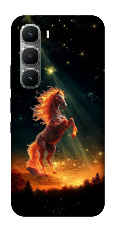 Чохол на Infinix Hot 60 Pro Red Fire Horse ver.2 фото 1 з 1