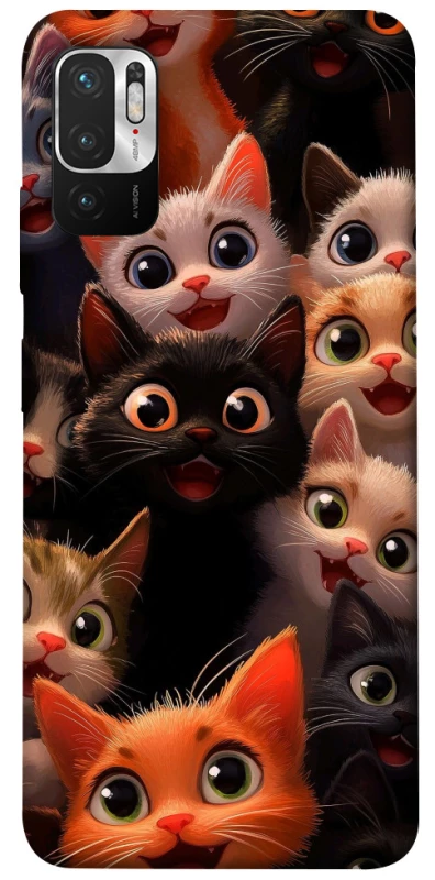 Чохол на Xiaomi Redmi Note 10 5G happy cats фото 1 з 1