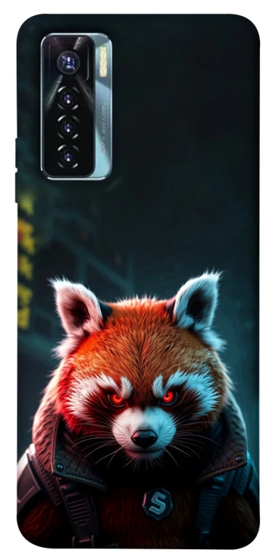 Чехол на TECNO Camon 17 Pro Cyber Red Panda фото 1 из 1