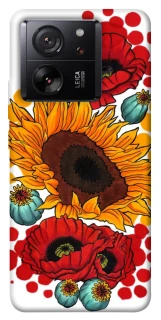 Чохол на Xiaomi 13T Pro Соняшники та маки фото 1 з 1