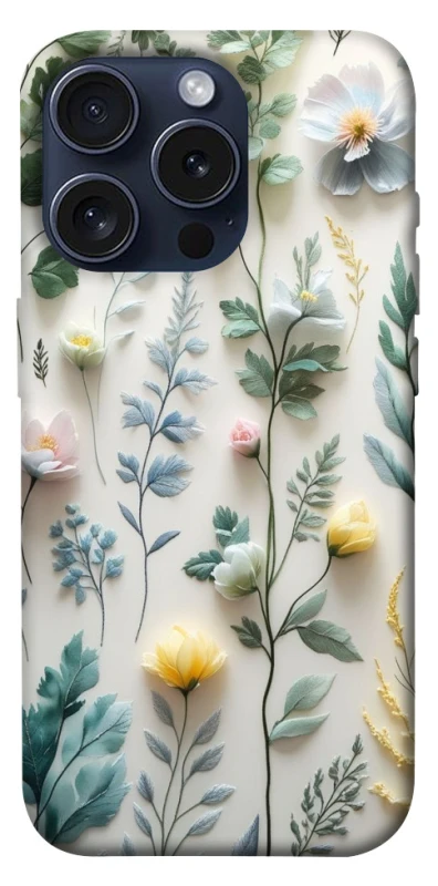 Чехол на Apple iPhone 15 Pro (6.1") Floral design ver.4 фото 1 из 1