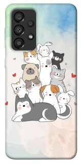 Чехол на Samsung Galaxy A33 5G Funny Pets ver.2 фото 1 из 1